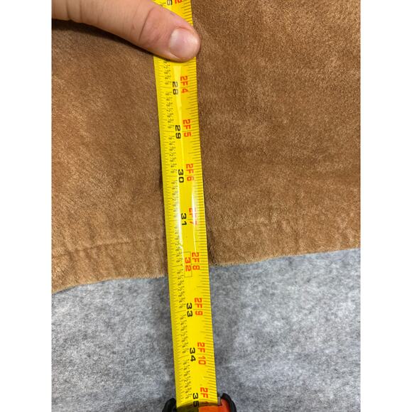 VINTAGE 90s Knightsbridge Faux Suede Jacket Mens Large Brown Barn Outdoor Retro - Picture 4 of 8